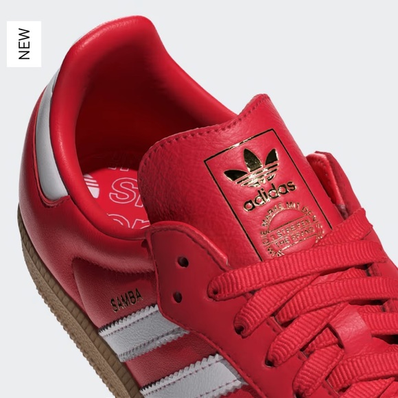 NWT Adidas Samba OG W Sneakers Better Scarlet Size Women’s 8.5 - Picture 7 of 16